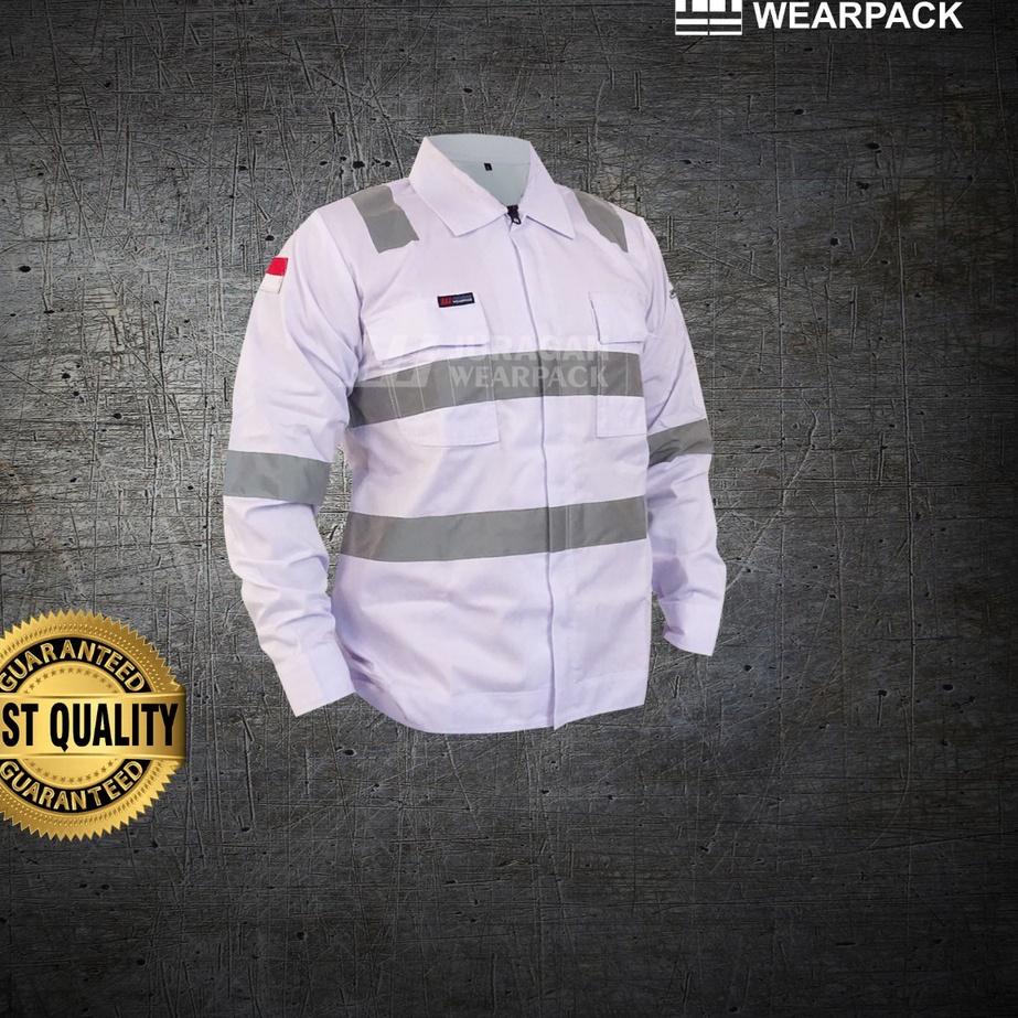 Chekout Wearpack Safety Atasan Warna Putih