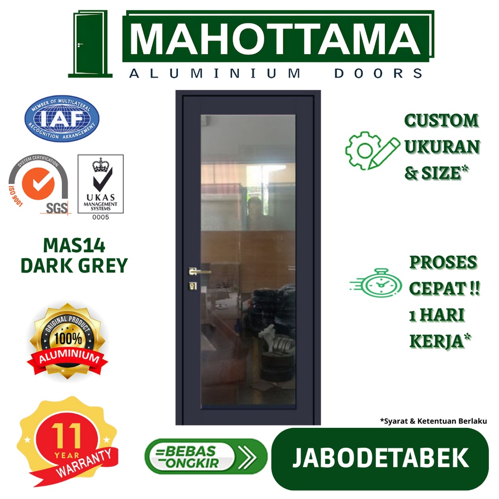 Pintu Aluminium Mahottama