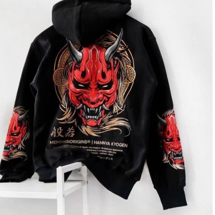 Stok Terbatas Hoodie Pria Distro Jaket Jepang Memphis Origins Tomoe Gozen Sweater Terbaru