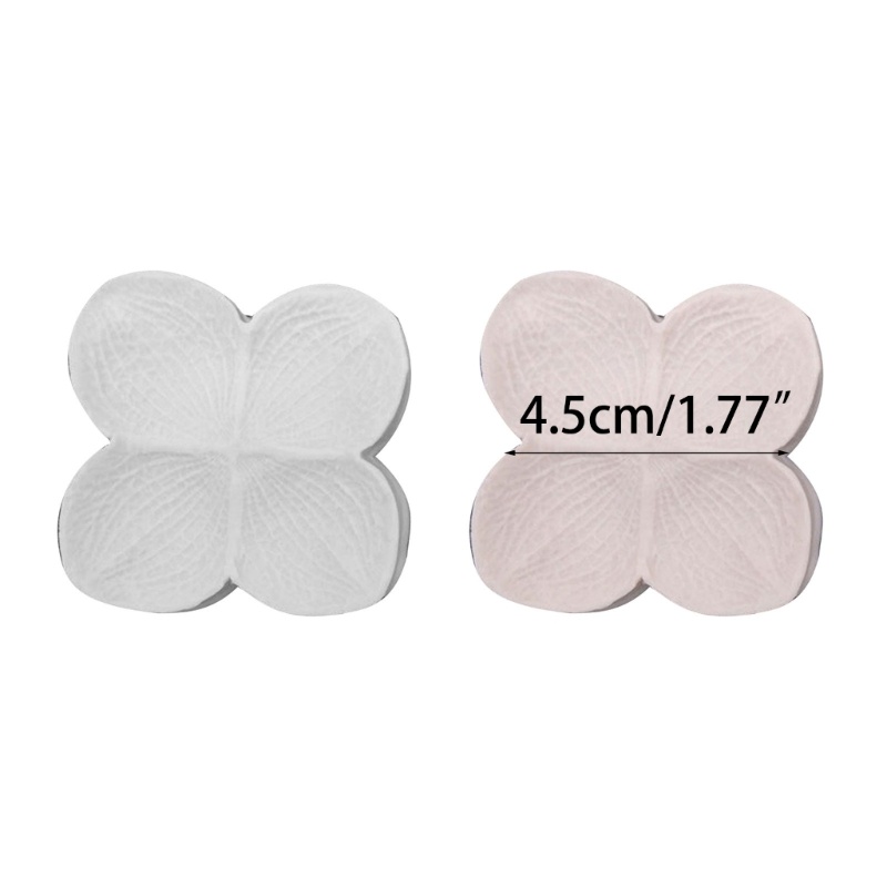 Cetakan Fondant Bentuk Bunga Hydrangea Bahan Silikon Untuk Dekorasi Kue Pernikahan