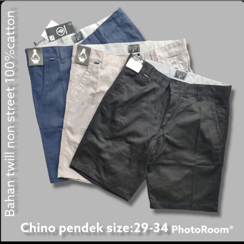 Celana pendek distro  chino premium atas lutut