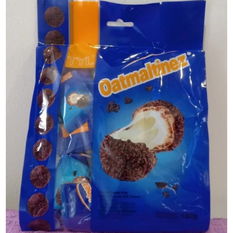 

Biskuit Bola Krim Cokelat / Oatmaltinez Chocolate TYL180 gram.