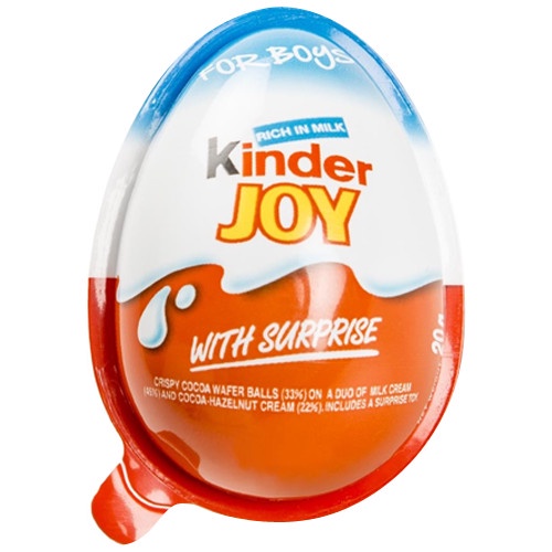 

Cokelat Coklat Chocolate Kinder Joy Boy Girl Natoon 20Gram (Satuan)