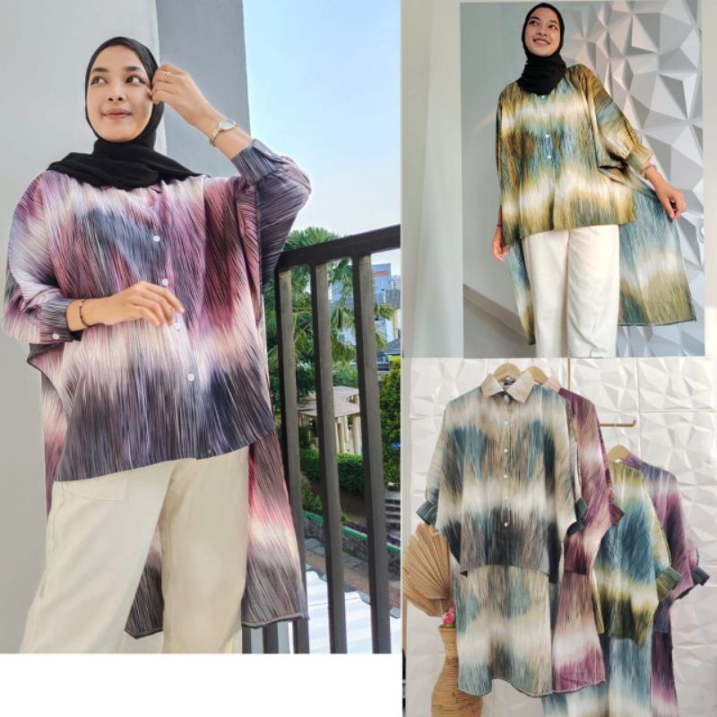 TOP ZAR*A MOTIF IMPORT PREMIUM // KEMEJA IMPORT PREMIUM // ATASAN IMPORT BKK // FASHION MUSLIM IMPORT PREMIUM BKK