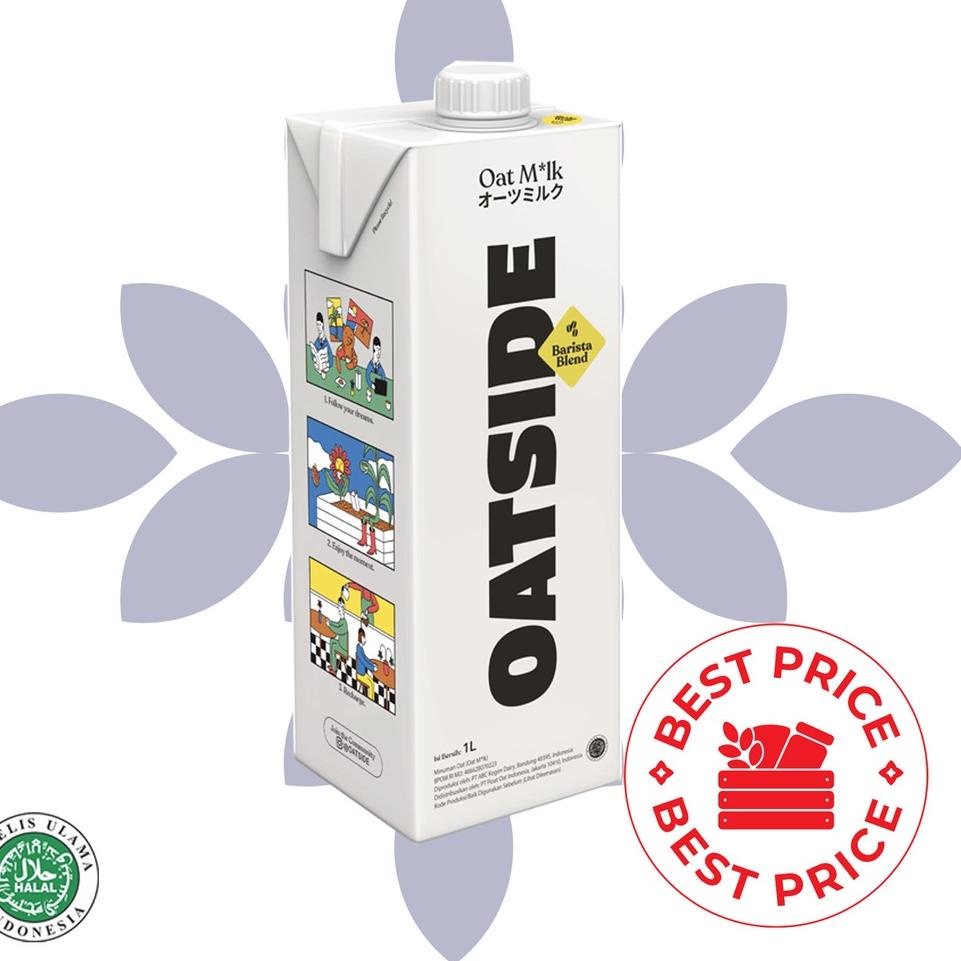 

coden4N8z--OATSIDE - OAT MILK BARISTA BLEND - 1 LITER (ORGANIK, LACTOSE & DAIRY FREE)