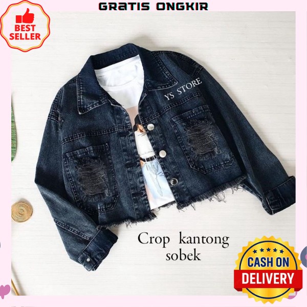 Jaket Denim Melar Stretch Big Cewek Wanita Levis Jacket Cewek Lepis Wanita Import Jeans Levis Wanita