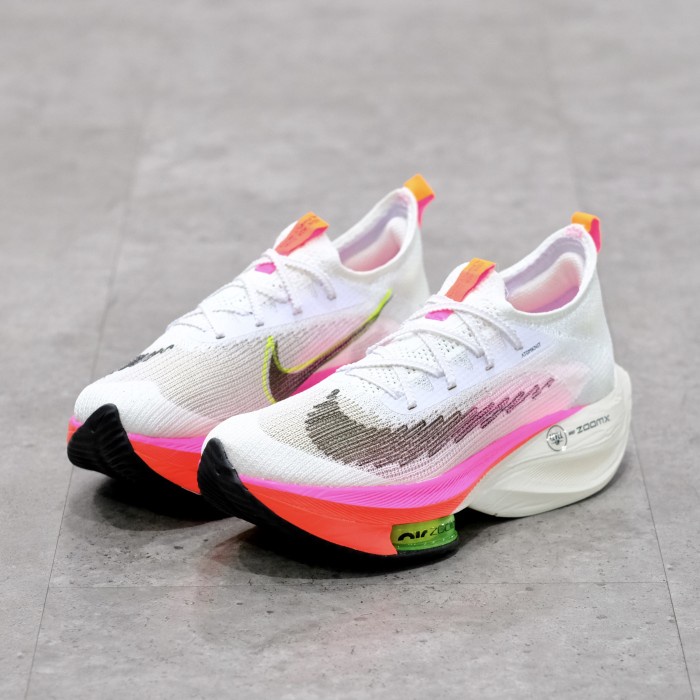Nike Air Zoom Alphafly Next% White Pink 100% Authentic #Original