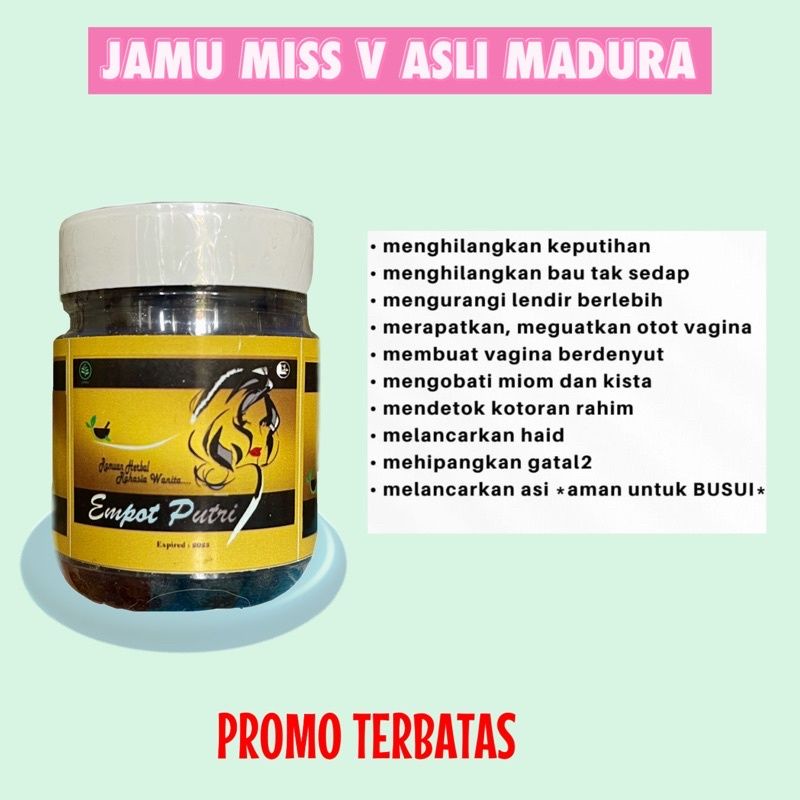 

empot putri jaminan original | Jamu wanita