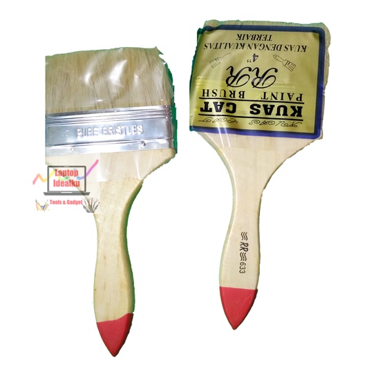 

Kuas RR - warna cokelat - 4 inch