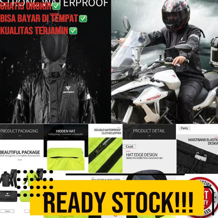 Jas Hujan Kualitas Premium/JAS HUJAN KEREN/JAS HUJAN TEBAL/JAS HUJAN ANTI REMBES