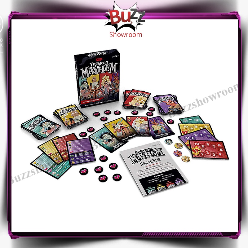 Dungeon Mayhem Card Game Board Games