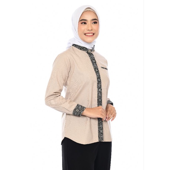 seragam kantor murah#baju karyawan#kemeja tangan panjang tambah bordir#