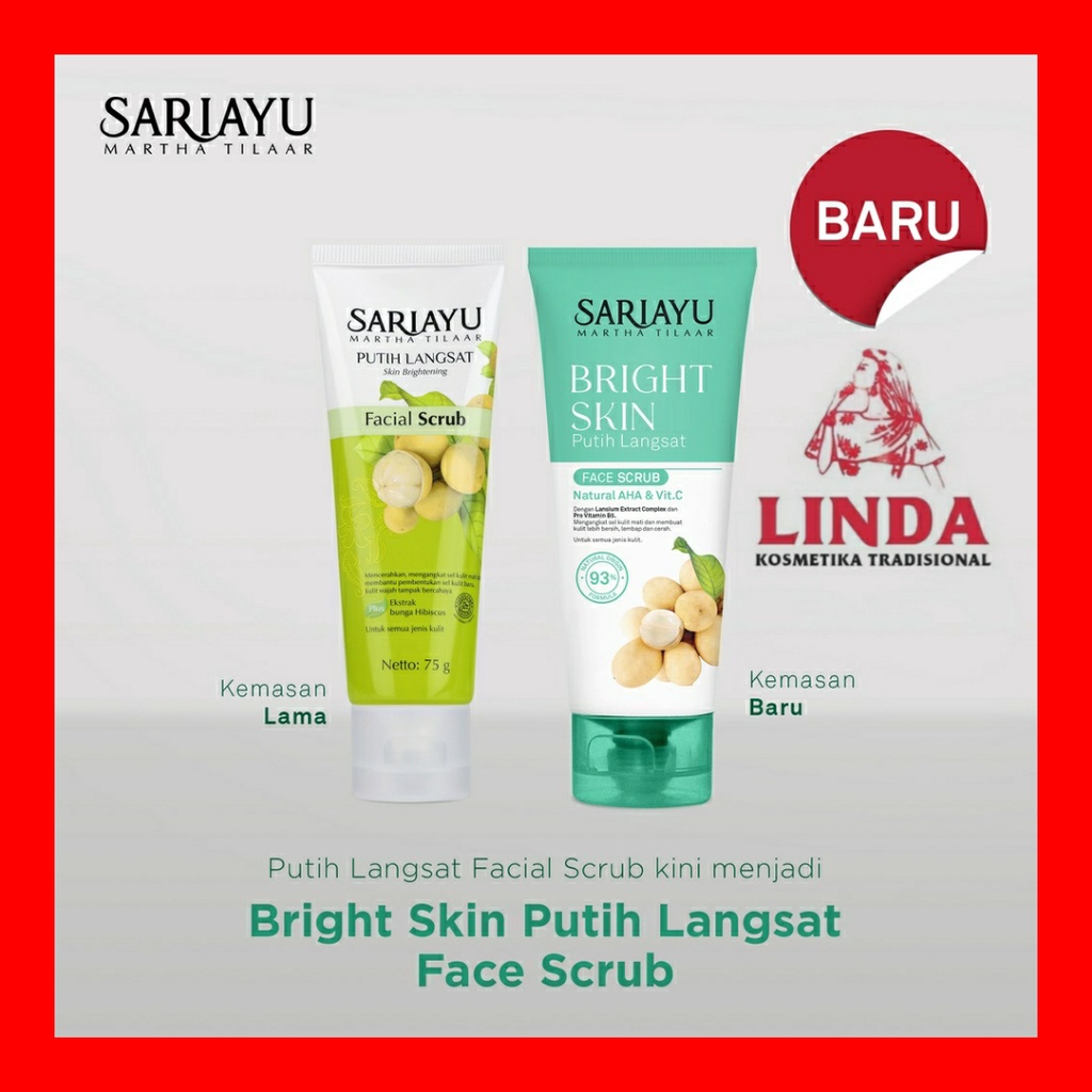 SARIAYU FACIAL SCRUB PUTIH LANGSAT