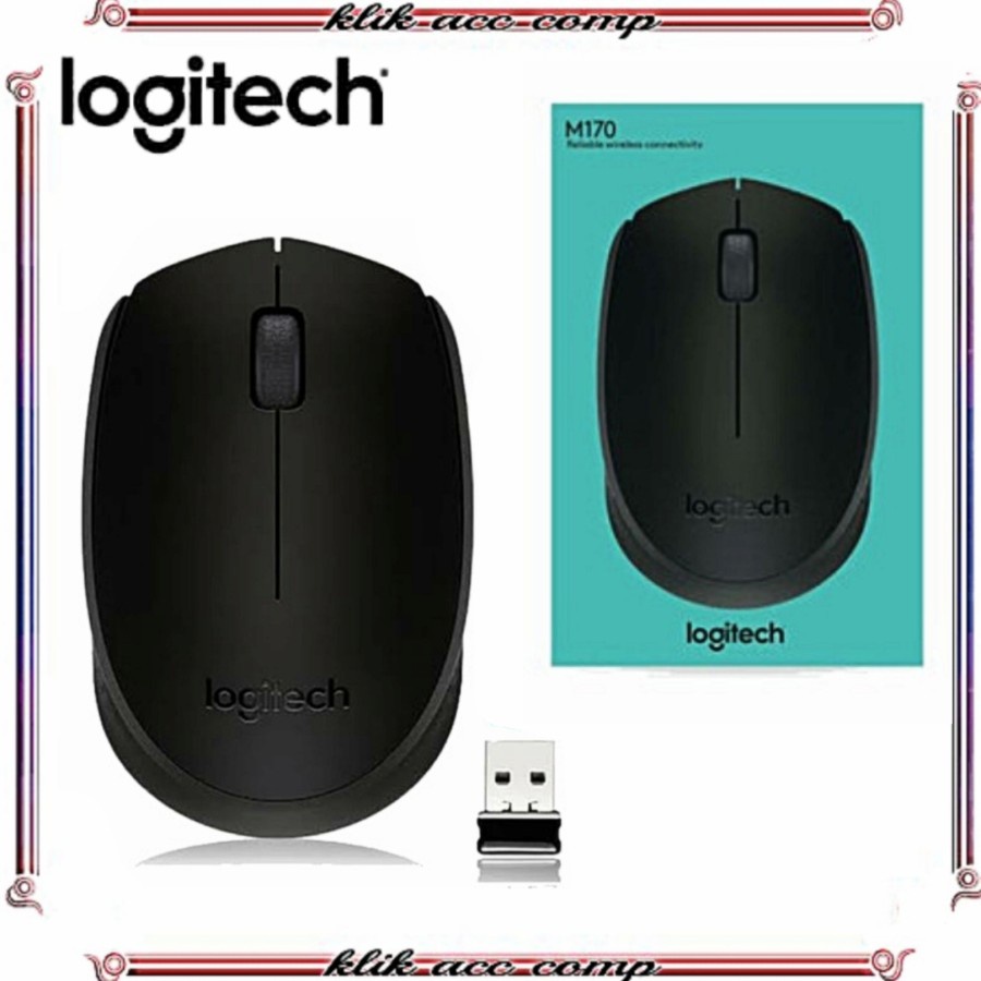 Logitech Mouse Wireless M 170 ORI
