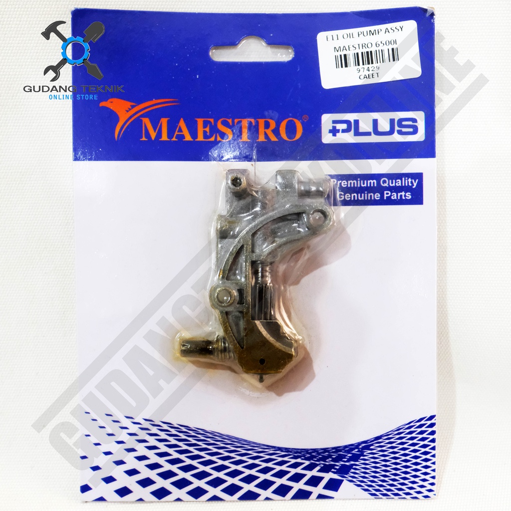 E11 Oil Pump Assy Chainsaw MAESTRO 6500 6500L / Pompa Oli Chain Saw 97429 - Sparepart Mesin Gergaji Kayu Senso MAESTRO