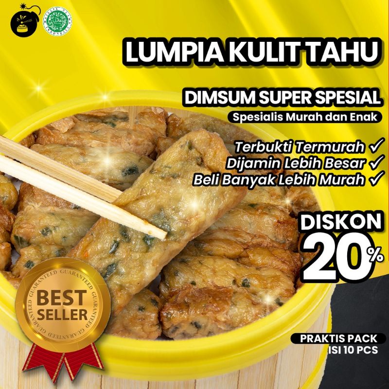 

Dimsum Kembang Tahu / Kulit Tahu Murah Enak