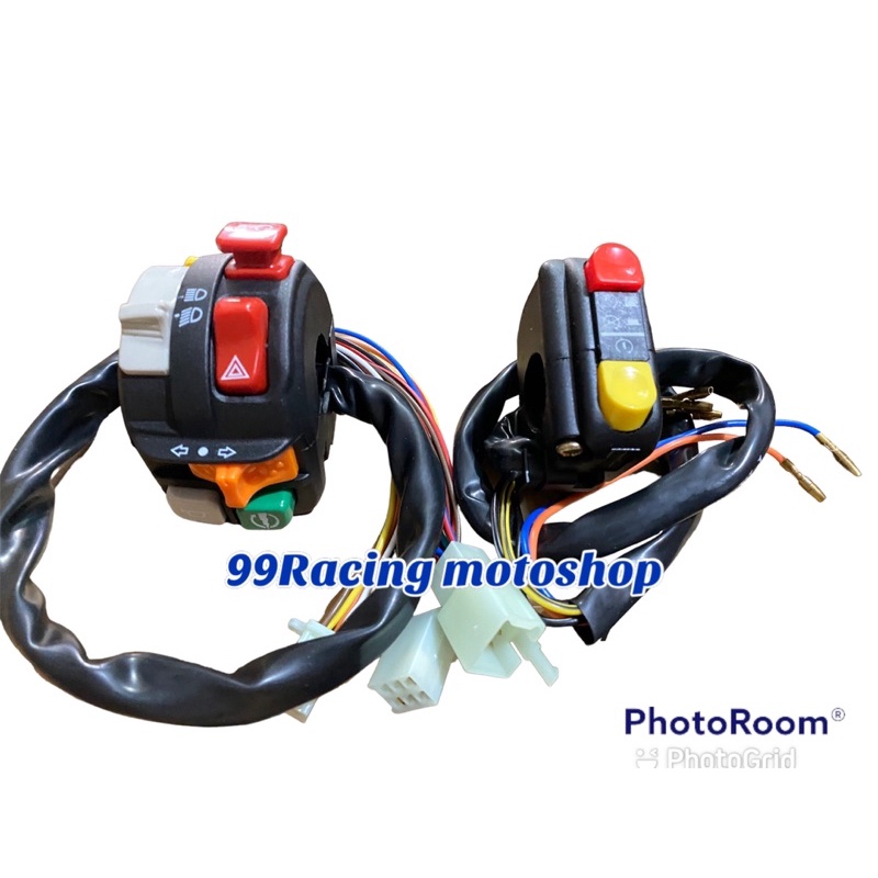 SAKLAR SET KANAN KIRI HONEYWELL PLUS KANAN SAKLAR ON OF STARER MERAH KUNING universal all motor bisa di guna kan