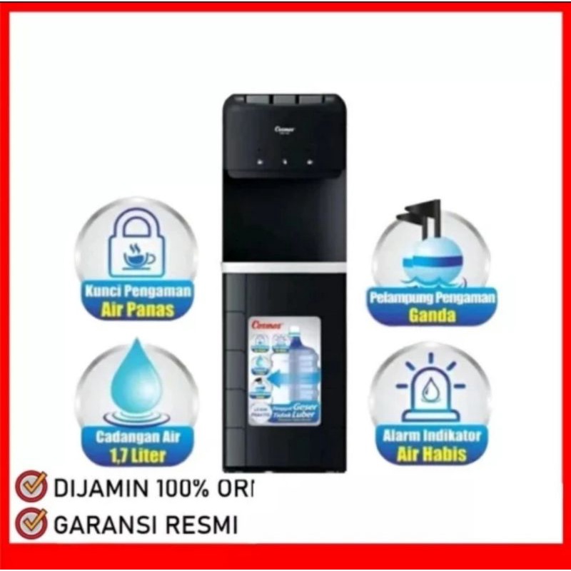 Cosmos Dispenser Galon Bawah Panas Dingin dan Normal CWD-7601