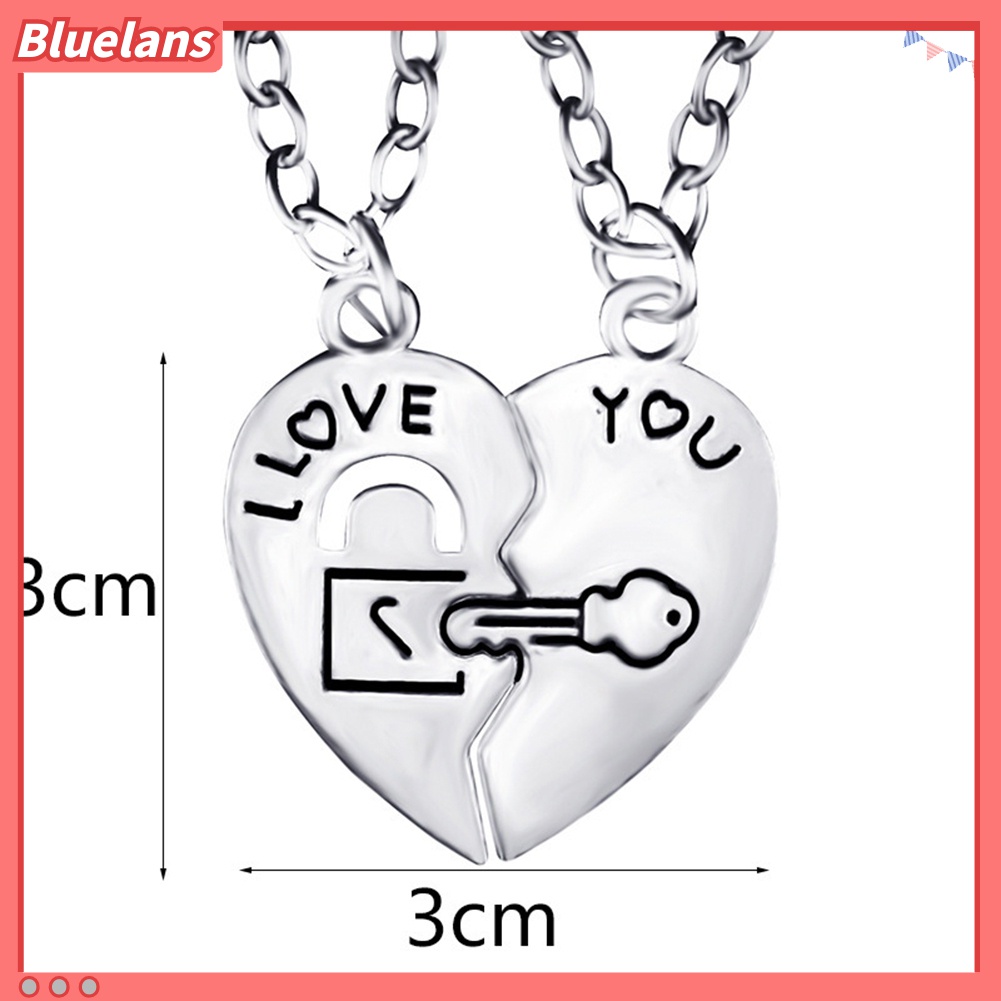 Kalung Liontin Kunci Hati I Love You Untuk Pasangan