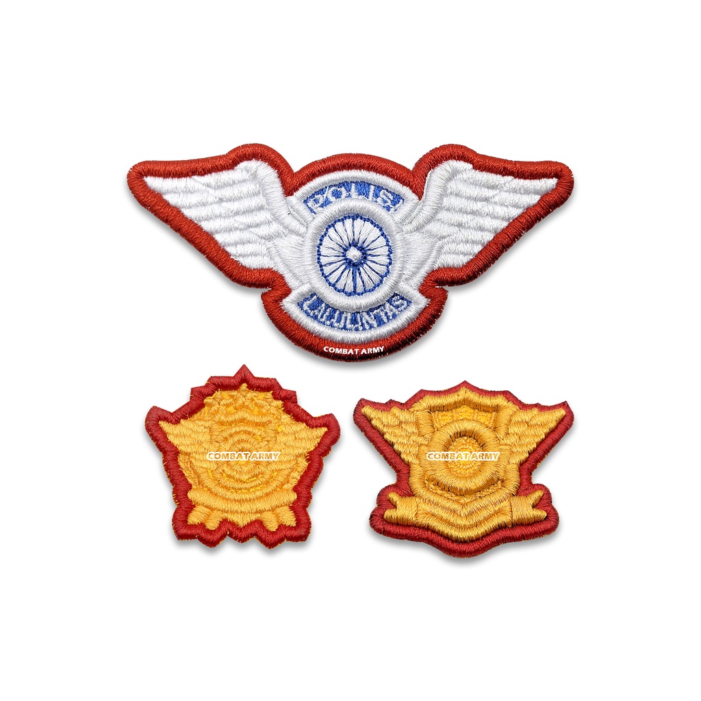 WING LANTAS - WING DIKJUR LANTAS - WING COMUNITY LANTAS / LOGO BORDIR POLRI TIMBUL