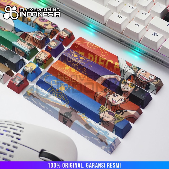 Keycaps CLV One Piece Spacebar Set - PBT 2 Keycaps Set Custom OnePiece