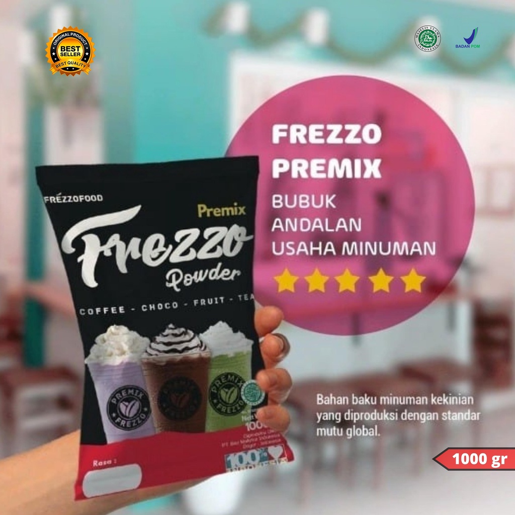 Minuman bubuk Frezzo Premix 1 kg Termurah Super Sale Bubuk Minuman Kekinian Bubuk Minuman Aneka Rasa serbuk Minuman Boba BUBUK MINUMAN ANEKA RASA MINUMAN BUBUK 1000 GR POWDER DRINK