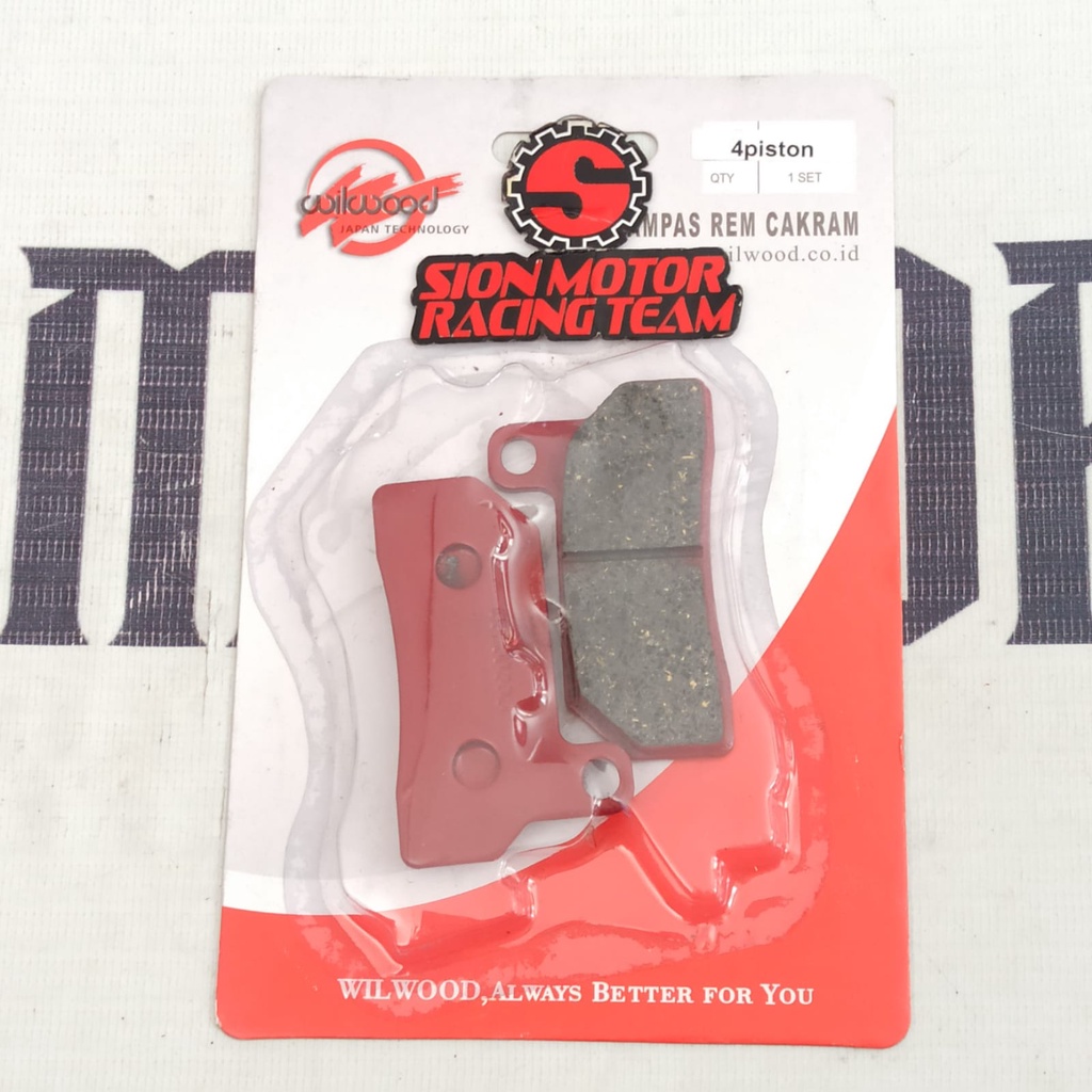 Discpad Cakram / Kampas Rem Cakram Brembo Model 4 Piston