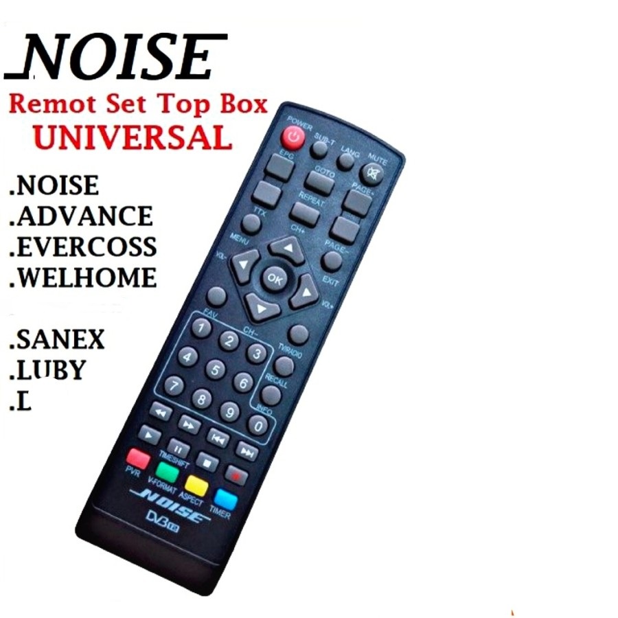 Remot Remote Stb Set Top Box Matrix Noise, Welhome, Luby, Evercoss, Advance, Matrix, LG, DLL Joker Sultan