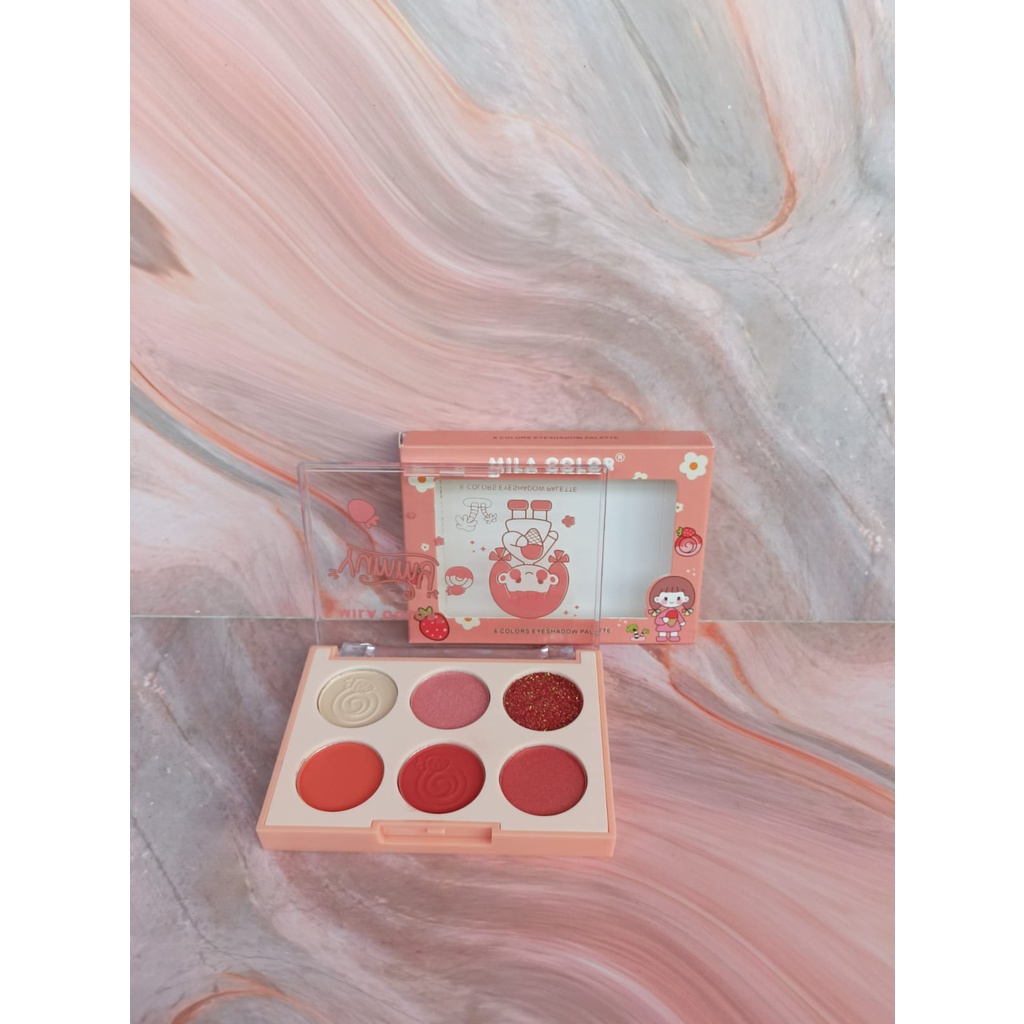 Eyeshadow Pallete Mila Color / Peach Blossom / Yummy / Sweet Ice Cream / Sweet