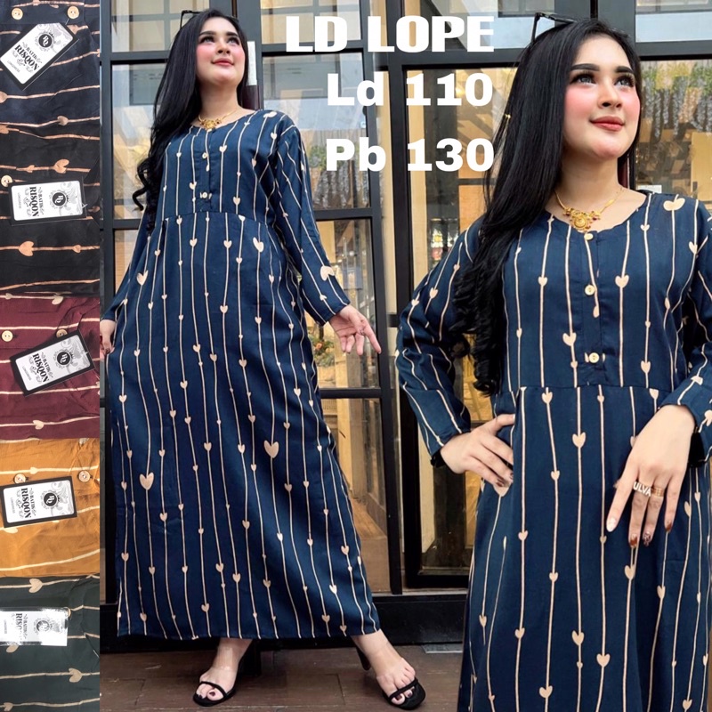 DASTER PANJANG LONGDRESS KOPI HOMEDRESS KANCING DEPAN BUSUI BUMIL