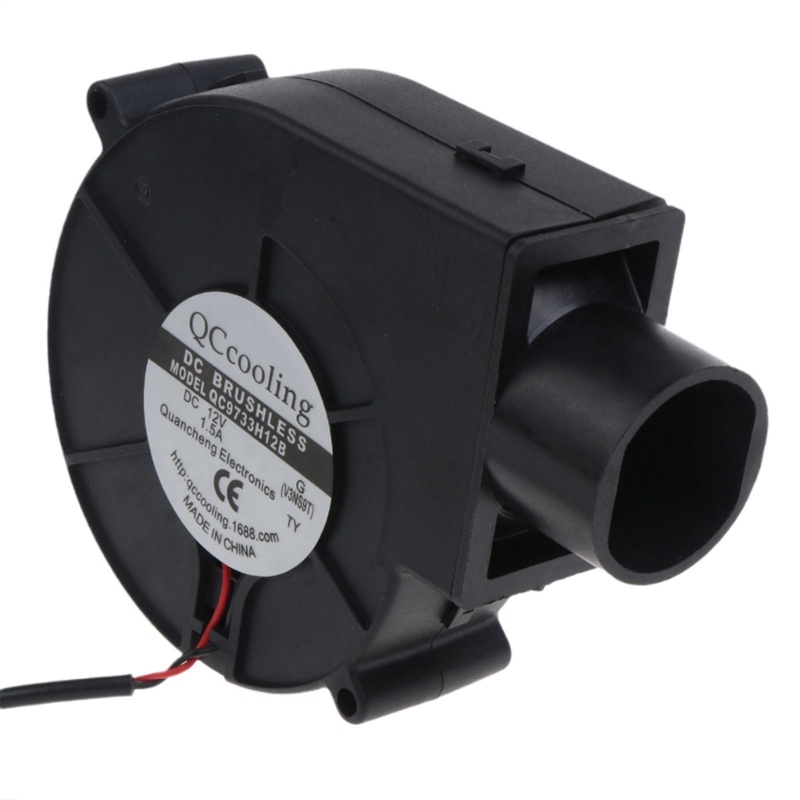 Vivi Kipas BBQ UK Plug Blower9733 97mm Adjustable Speed DC12V 1.5A 4500R AC100-240V