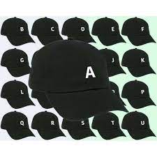 Topi Baseball Alphabet / Topi Bordir Huruf Ring Besi Laki Perempuan Remaja Dewasa Kualitas Distro Premium