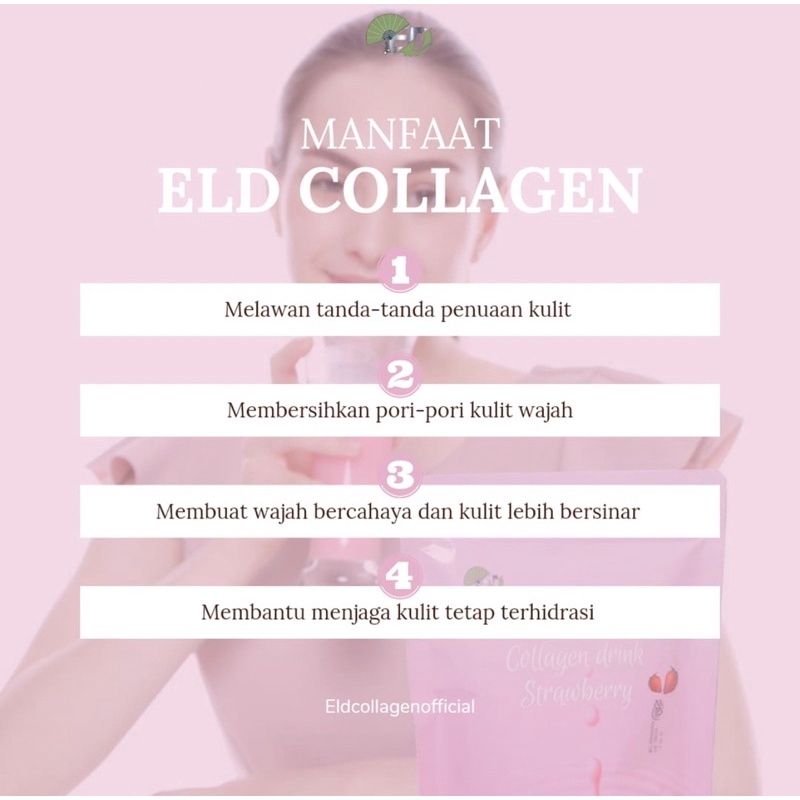 ELD COLLAGEN Putih dan Langsing Viral ( ukuran 125 gram ) Free Gift