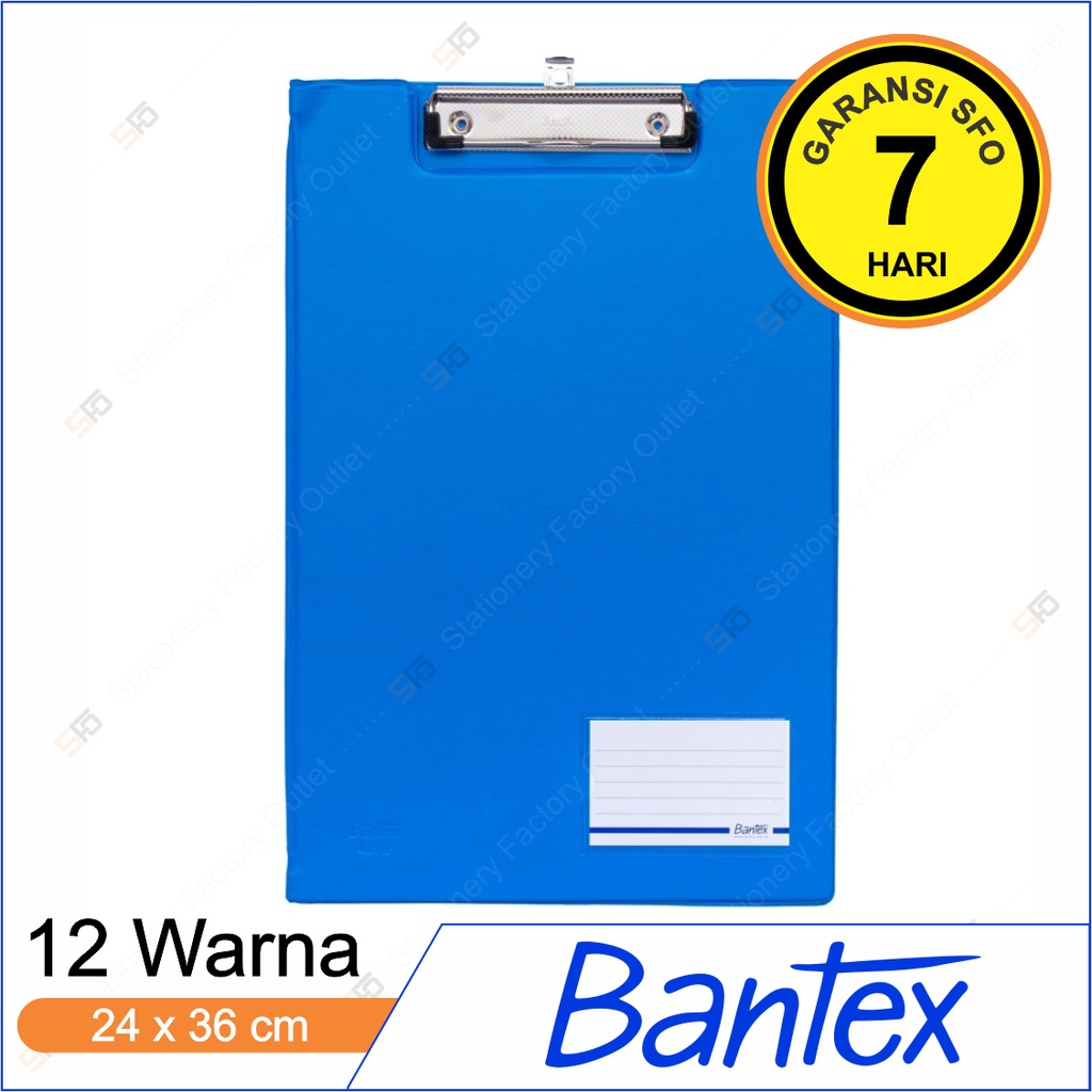 

Clip Board / Papan Ujian Bantex F4 with Cover 4211 - SFO Semarang Official
