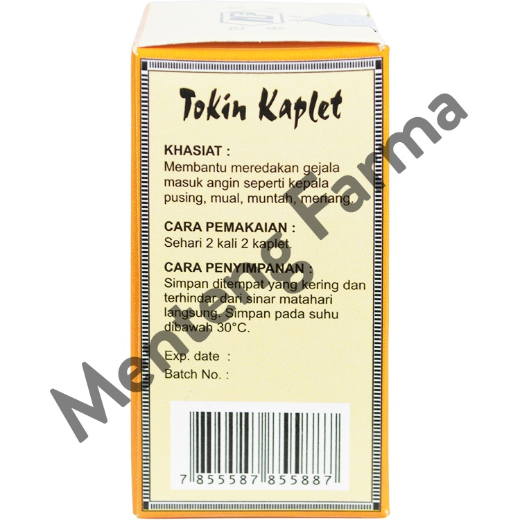 Tokin Kaplet - Obat Sakit Kepala, Migrain, Pusing dan Nyeri Saraf