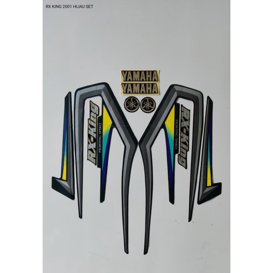 STRIPING ORI YAMAHA RX KING fullset+ EMBLEM TH 2001