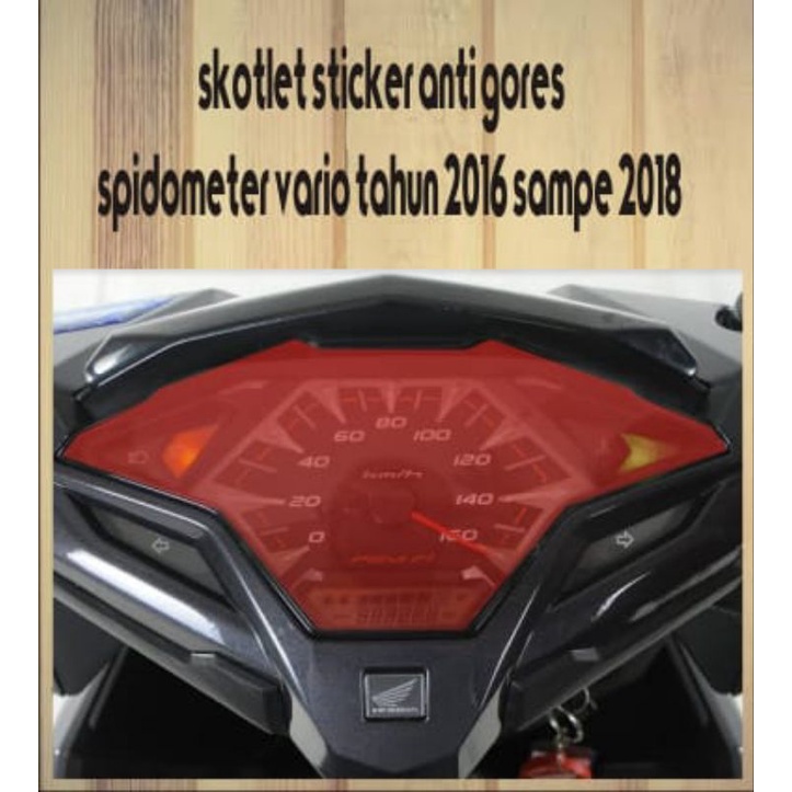 stiker cutting sticker skotlet anti gores spidometer motor Vario 2016 sampe 2018