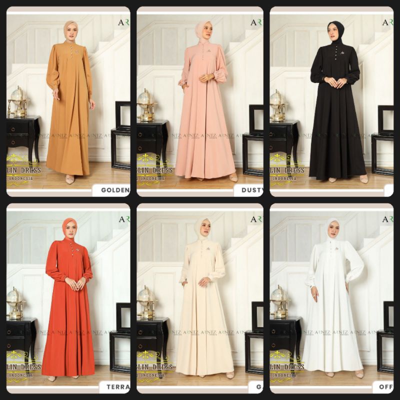 Gosellin Dress by Arniz /Dress by Arniz/Arniz Terbaru/Dress Arniz/Arniz collection