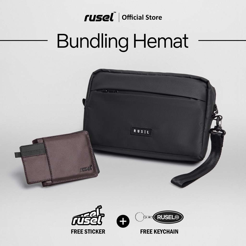 HEYRUS RUSEL I Bundling Handbag Aruna dan Wallet Hiro