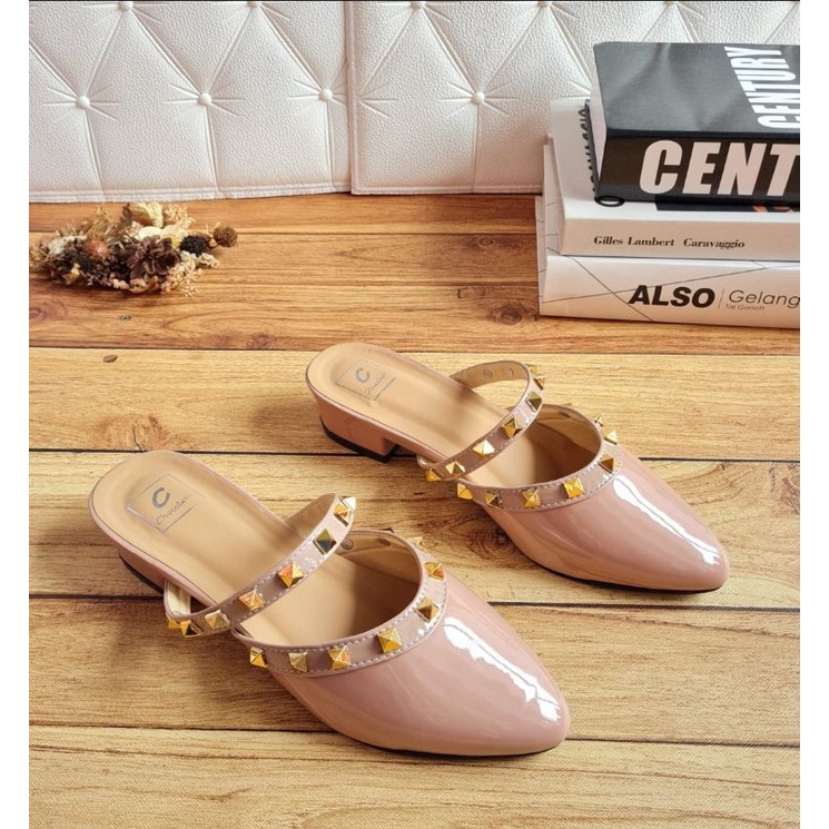 ABBUSHOES AG 13 bapau mules stut marci 3cm