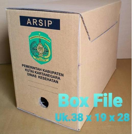 

☣ Packing Box File 39x19x28 cm Kardus/polos/Arsip/File/filebox/arsipbox/document ↣