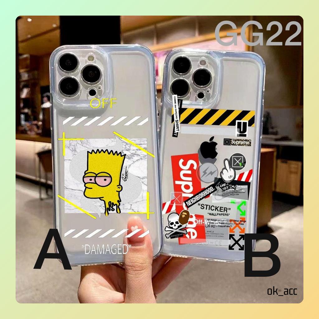Casing Motif GG22 for Samsung A02 M02 A02s M02s A03 A03s Core A04 A04e A04s A10 A10s A11 M11 A12 A13 A14 A20 A23 A30 A30s A34 M10s A20s A21s A22 A33 A50 A50s A52 A52s 5G A53 A54 J2 Prime Grand