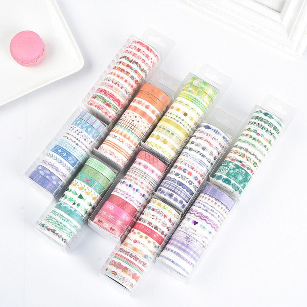 Preva 12Rolls/Set Washi Tape Baru Lucu Segar Scrapbooking Gadis Hati Little Fresh INS DIY Bahan
