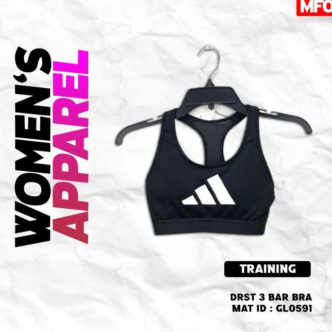 ORIGINAL ORI SPORT BRA TRAINING WANITA ADIDAS DRST 3 BAR BRA GL0591