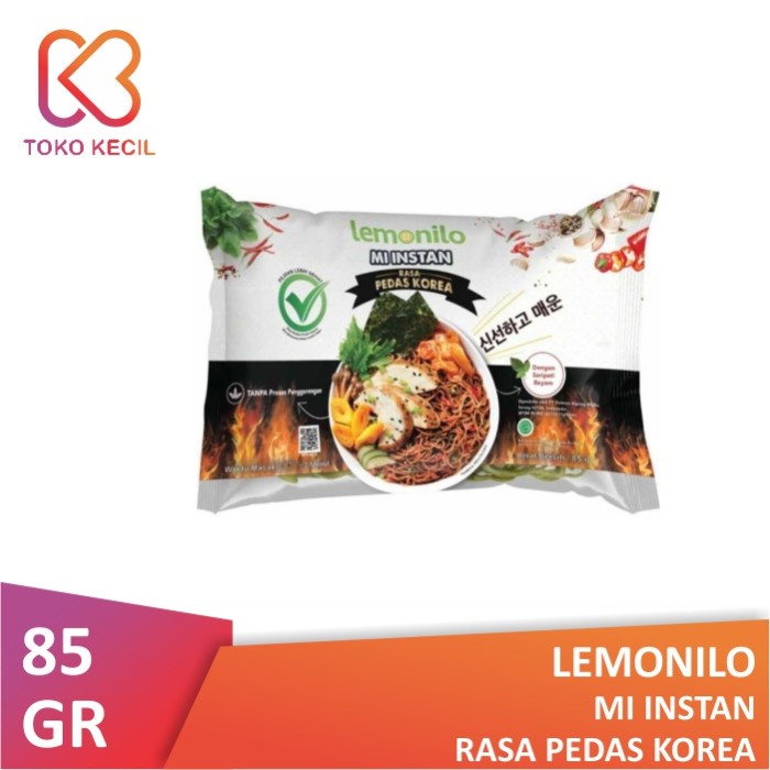 

TERBARU Lemonilo Mi Instan Rasa Pedas Korea - Mie Instan Sehat Alami Organik