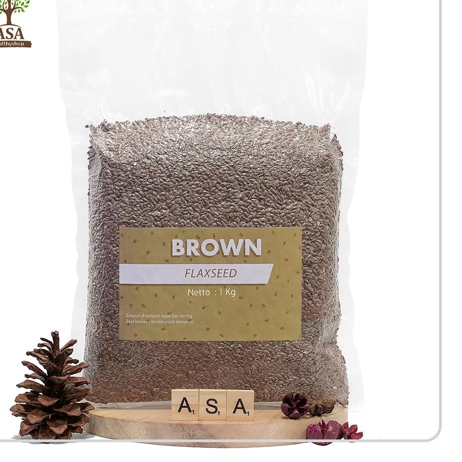 

BAYAR DITEMPAT✔️Brown Flaxseed 1 kg|RA9