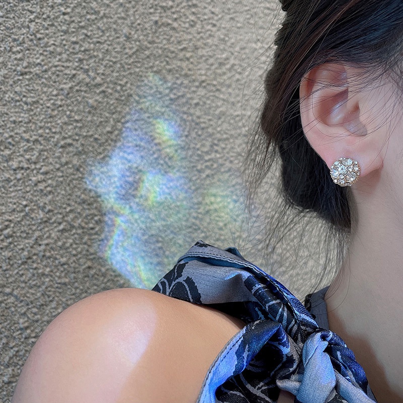 Anting Klip Magnetik Tanpa Tindik Gaya Korea Untuk Wanita