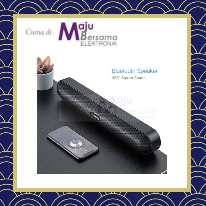 SPEAKER Bluetooth Speaker Foomee HH28 Black best seller terlaris bass usb stereo berkualitas aktif m