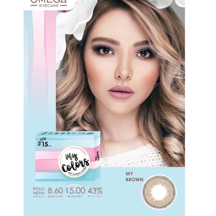 Softlens MY COLORS 15 MM Normal By Omega / Soflen My Colors / My Colors By Omega / My Color [LWL.18O