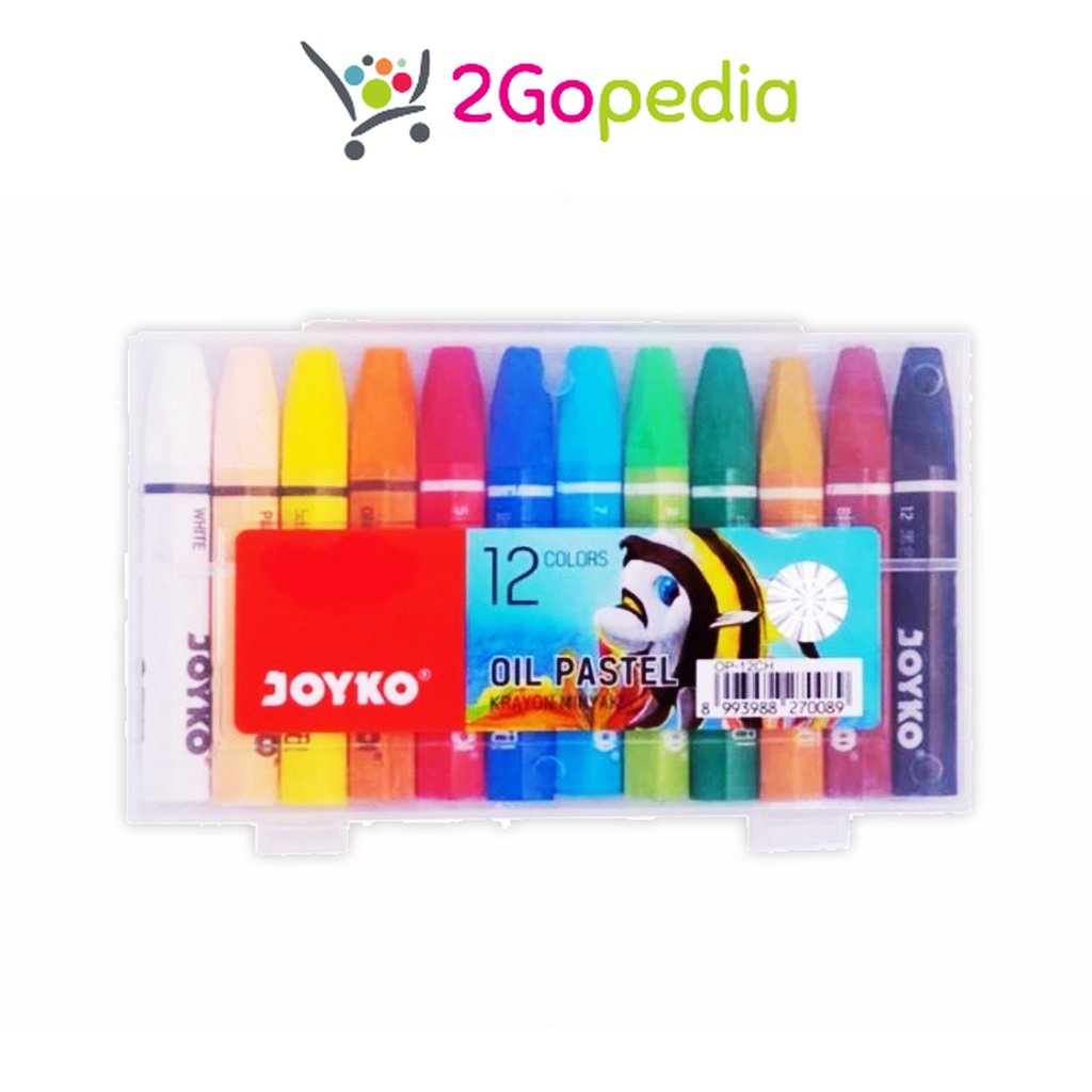 

Crayon / Oil Pastel 12 Warna 12 CR Joyko Grosir Murah Atk